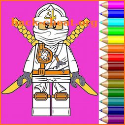 coloring ninja power turtle leggo icon