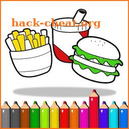 Coloring Page - Food and Ice cream icon