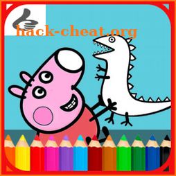 Coloring Pages Peppa : Drawing & Coloring Book icon
