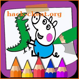 Coloring Pepa Pig for fans icon