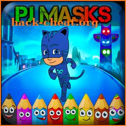 Coloring PJ Hero Masks icon