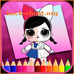 Coloring Surprise Dolls lol for Kids icon