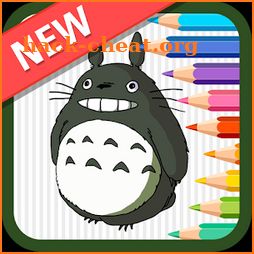 Coloring Totoro For Kids - 2018 icon