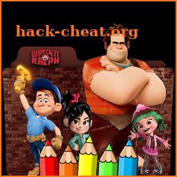 coloring wreck it ralph for fans icon