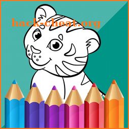 ColorSwipe - Animals Coloring Book for Kids icon