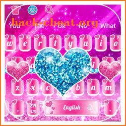Colourful Glitter Heart Keyboard Theme💖 icon