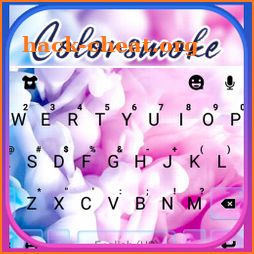 Colourful Smoke Keyboard Theme icon
