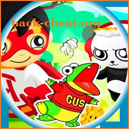 Combo jettpack panda boy with gus and ryan icon