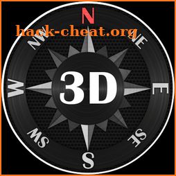 Compass Steel 3D icon