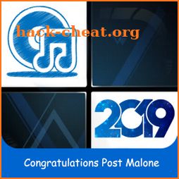 Congratulations Post Malone Piano Tiles 2019 icon