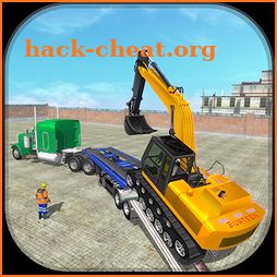Construction Machines Transporter Cargo Truck Game icon