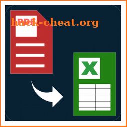 Convert PDF to Excel icon