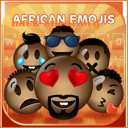 Cool African Emoji Keyboard Theme icon