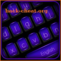 Cool Black Purple Keyboard icon