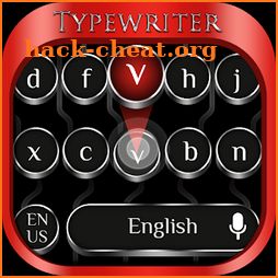Cool Black Typewriter Keyboard icon