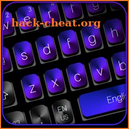 Cool Black Violet Keyboard icon