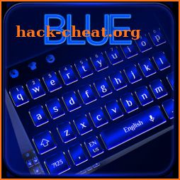 Cool Blue Keyboard icon