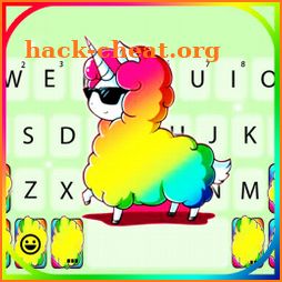 Cool Colorful Unicorn Keyboard Theme icon