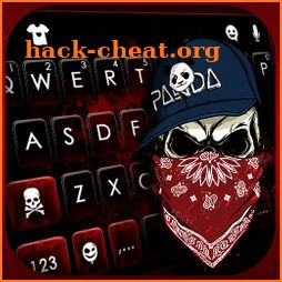 Cool Gangster Skull Keyboard Background icon