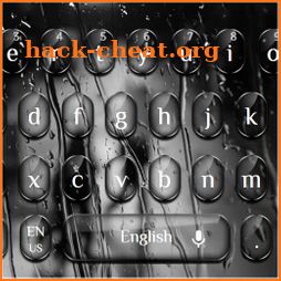 Cool Glossy Black Glass Keyboard icon