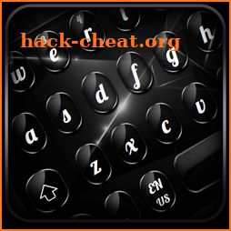 Cool Glossy Black Keyboard icon