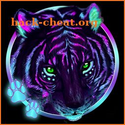 Cool Neon Tiger 3D Live Lock Screen Wallpapers icon