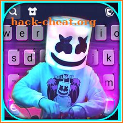Cool Purple DJ Keyboard Background icon