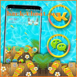 Cool Summer Launcher Theme icon