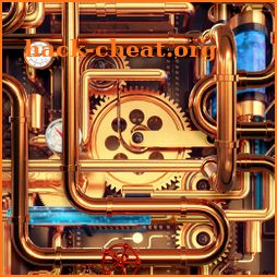 Cool Wallpapers and Keyboard - Steampunk Pipes icon