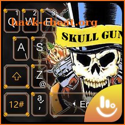 Cool Western Skull Keyboard Theme icon
