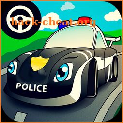 Cop car games for little kids icon