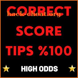 Correct Score Tips %100 icon