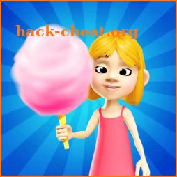 Cotton Candy Roll 3D icon
