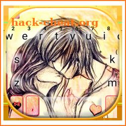 Couple Kiss Keyboard Theme icon