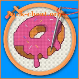 Craft Cross Stitch: Pixel Art icon