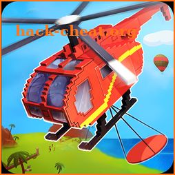 Craft Helicopter Blocky City Sky Rescue icon
