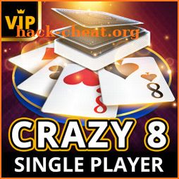 Crazy 8 Offline - Single Player Card Game icon
