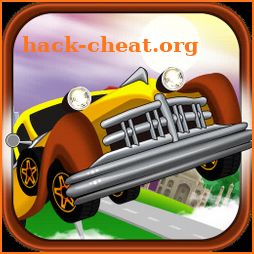 Crazy Cars: Downhill Action icon
