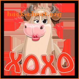 Crazy Cow Stickers for WhatsApp - WAStickerapps icon