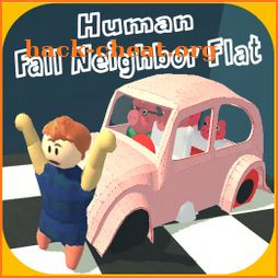 Crazy Human Fall Neighbor Flat Mod icon