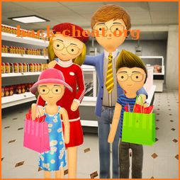 Crazy Stickman Shopping Mall - Supermarket Games icon