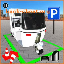 Crazy Tuk Tuk Parking: City Rickshaw Racing Driver icon