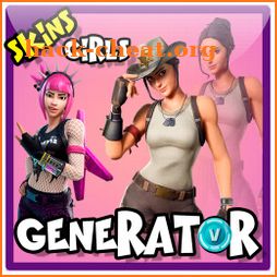 Create your Skin Girl Free Battle Royale icon