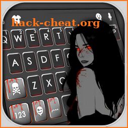 Creepy Bloody Woman Keyboard Theme icon