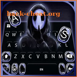 Creepy Hoodie Ghost Keyboard Background icon