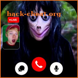Creepy Momo📞 Talk video call + chat icon