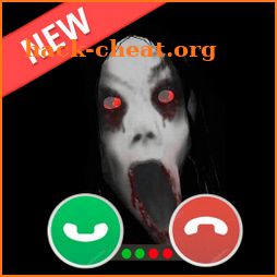 Creepy Video Call from Slender Ghost Horror Prank icon