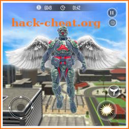 Crime Vegas Air Strike: Crime Angel Superhero Game icon