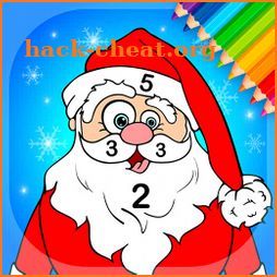 Cristmas Coloring Book By Numbers icon