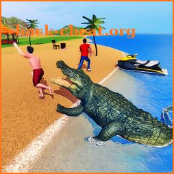 Crocodile Simulator 2019: Beach & City Attack icon